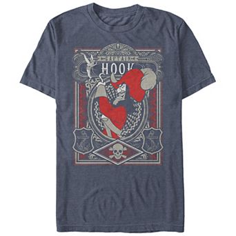 Men's Disney's Peter Pan Captain Hook Poster Tee