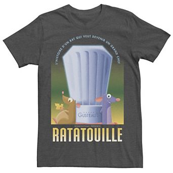 Disney / Pixar's Ratatouille Remy & Emile Men's Gusteau's Poster Tee
