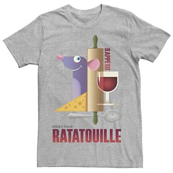 Disney / Pixar's Ratatouille Men's Bon Appetit Poster Tee