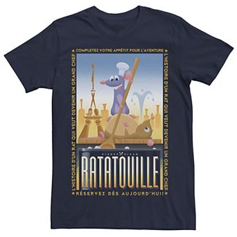 Disney / Pixar's Ratatouille Remy And Emile Men's Cooking Poster Tee