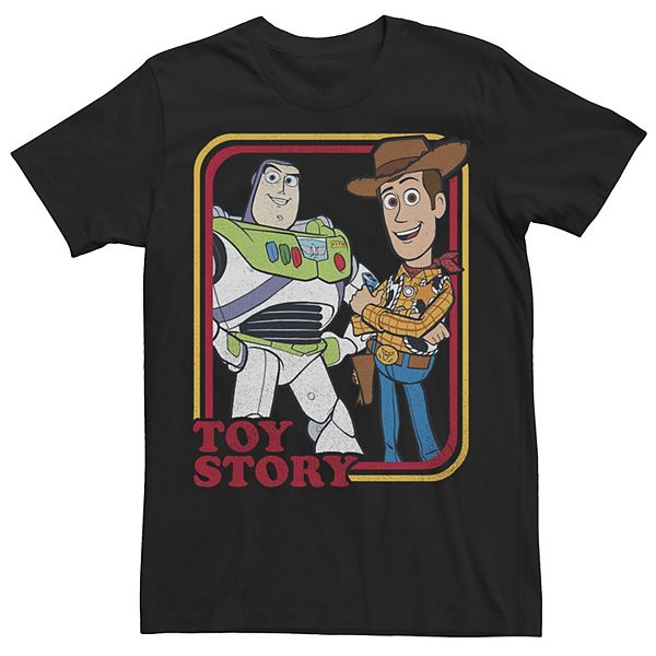 Disney / Pixar's Toy Story Buzz Lightyear Woody Men's Buds Tee