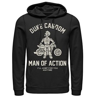 Disney / Pixar's Toy Story Duke Kaboom Men's Man Of Action Hoodie