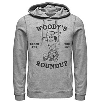 Disney / Pixar's Toy Story Men's Woody's Roundup Outline Sketch Hoodie