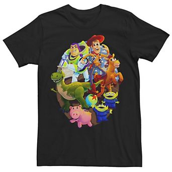 Disney / Pixar's Toy Story Men's Main Cast Circle Logo Tee