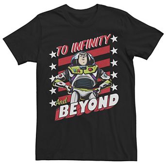 Disney / Pixar's Toy Story Buzz Lightyear Men's Infinity & Beyond Poster Tee