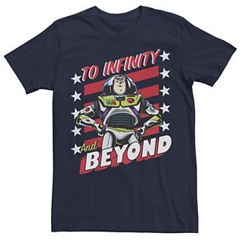 Disney / Pixar's Toy Story Buzz Lightyear Men's Infinity & Beyond Poster Tee