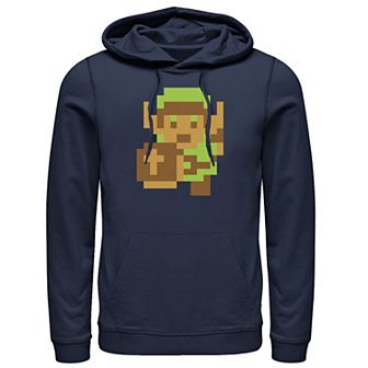 Men's Nintendo The Legend Of Zelda Pixelated Link Hoodie