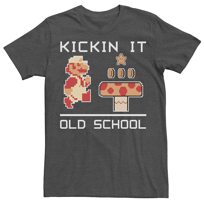 Men's Nintendo Super Mario NES 8-Bit Tee, 