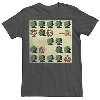 Men's Nintendo Zelda Retro 8-Bit Bushes Tee