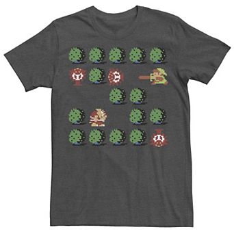 Men's Nintendo Zelda Retro 8-Bit Bushes Tee