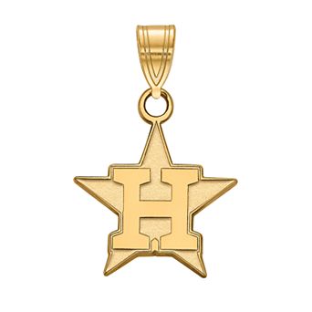 LogoArt Sterling Silver Houston Astros Pendant