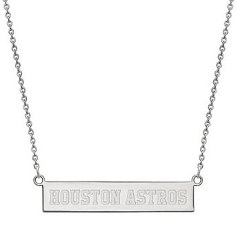 LogoArt Houston Astros Bar Link Necklace
