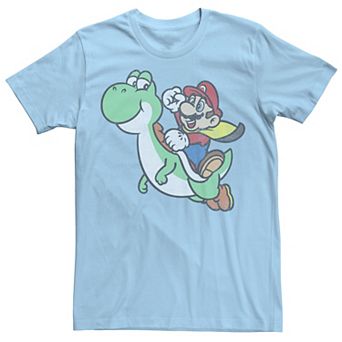 Men's Nintendo Mario Riding Yoshi Portrait Tee