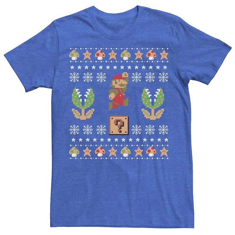 Men's Nintendo Super Mario Christmas Tee, 
