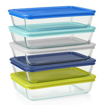 Pyrex 10 pc Meal Prep Glass Food Storage Set