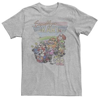 Men's Nintendo Super Mario Kart Since 92 Faded Portait Tee