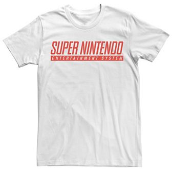 Men's Nintendo Super Nintendo Entertainment System Classic Logo Tee