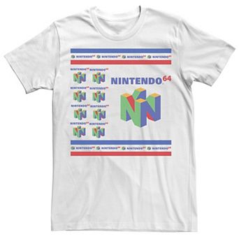 Men's Nintendo 64 Original Logo Collage Tee