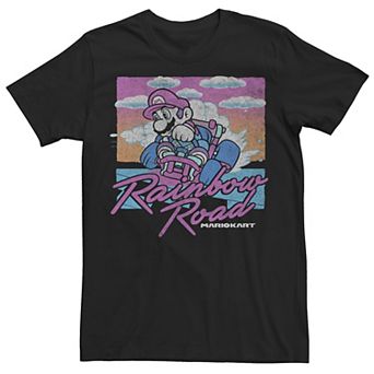 Men's Nintendo Mario Kart Rainbow Road Tee
