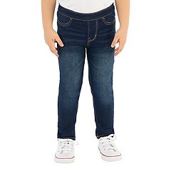 Kids Girls Stretchy Jeggings Blue Denim Jeans Pants Leggings Trousers 2-13  Years
