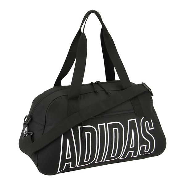 adidas Large logo Sports Minimalistic Canvas Tote Black Shoulder Bag G -  KICKS CREW