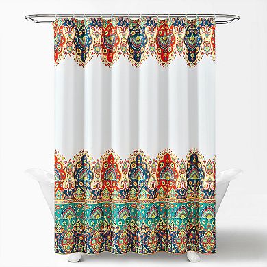 Lush Decor 14-piece Bohemian Meadow Shower Curtain Set