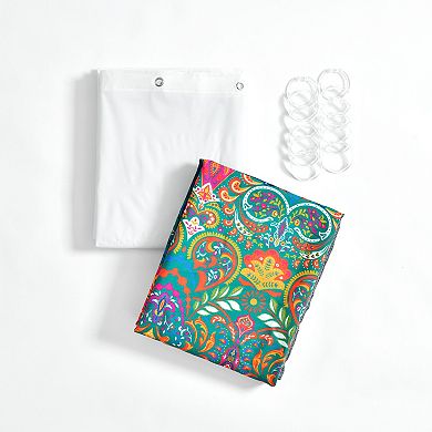 Lush Decor 14-piece Boho Chic Shower Curtain Set