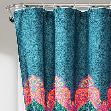 Lush Decor 14-piece Boho Chic Shower Curtain Set