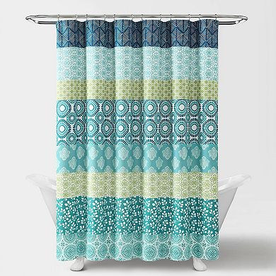 Lush Decor Bohemian Stripe Shower Curtain