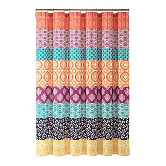 Lush Decor Bohemian Stripe Shower Curtain