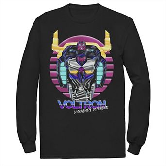 Men's Voltron: Legendary Defender Head On Long Sleeve Tee