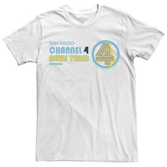 Men's Anchorman Ron Burgundy Channel 4 Tee