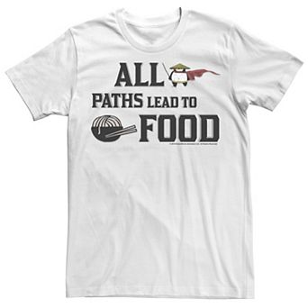 Men's Kung Fu Panda All Paths Lead To Food Tee