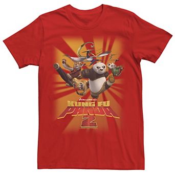 Men's Kung Fu Panda 2 Po And The Furious Five Tee