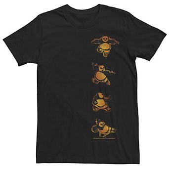 Men's Kung Fu Panda Action Poses Tee