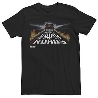 Men's Back to the Future We Don't Need Roads Short Sleeve Tee