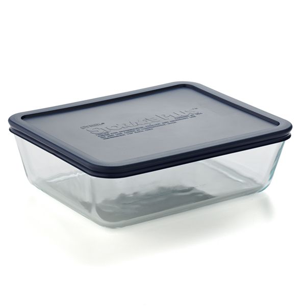 Pyrex Mealbox 5.5 Cup Rectangular Glass Food Storage : Target