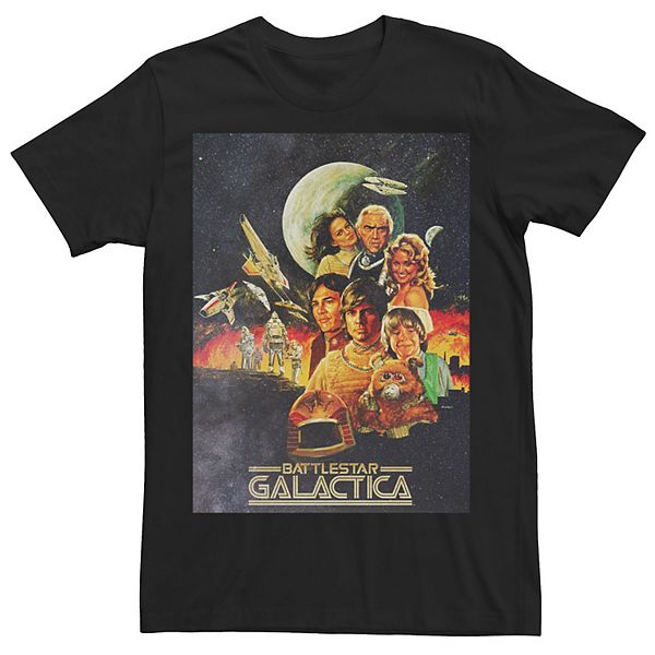 Vestimenta Rocket t-shirt Battlestar Galactica series Fun símbolo logotipo Company Sign 