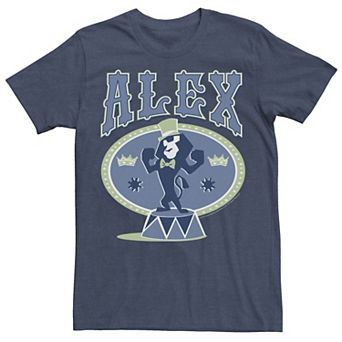 Boys 8-20 Madagascar Alex Circus Lion Silhouette Poster Graphic Tee