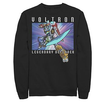 Men's Voltron: Legendary Defender Voltron Action Pose Long Sleeve Fleece