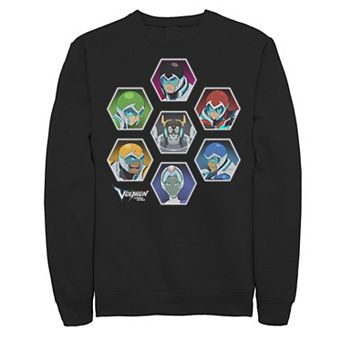 Boys 8-20 Voltron: Legendary Defenders Hexagon Action Poses Graphic Fleece Pullover