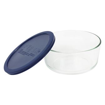 Pyrex Simply Store Plus 7 cup Round Glass Covered Bowl