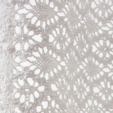 Lush Decor Dana Lace Shower Curtain