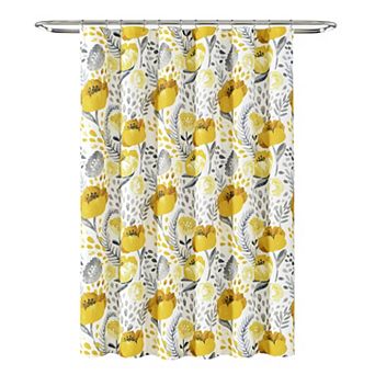 Lush Decor Poppy Garden Shower Curtain