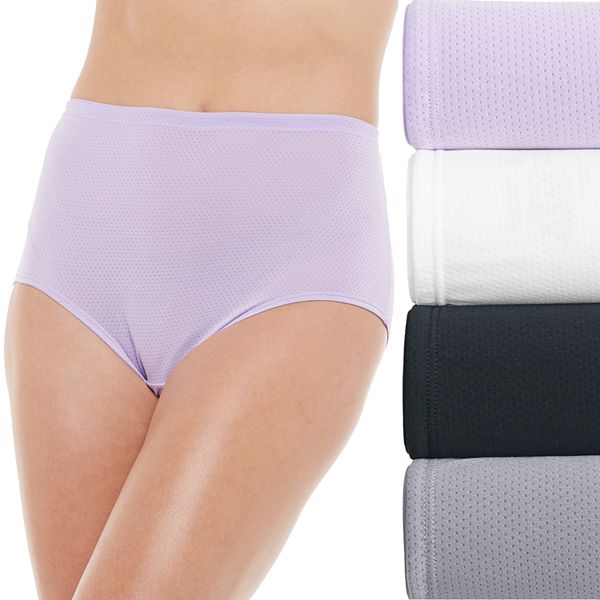 Women's Fruit of the Loom® Signature 4-pack Micro Mesh Briefs 4DKBMBR