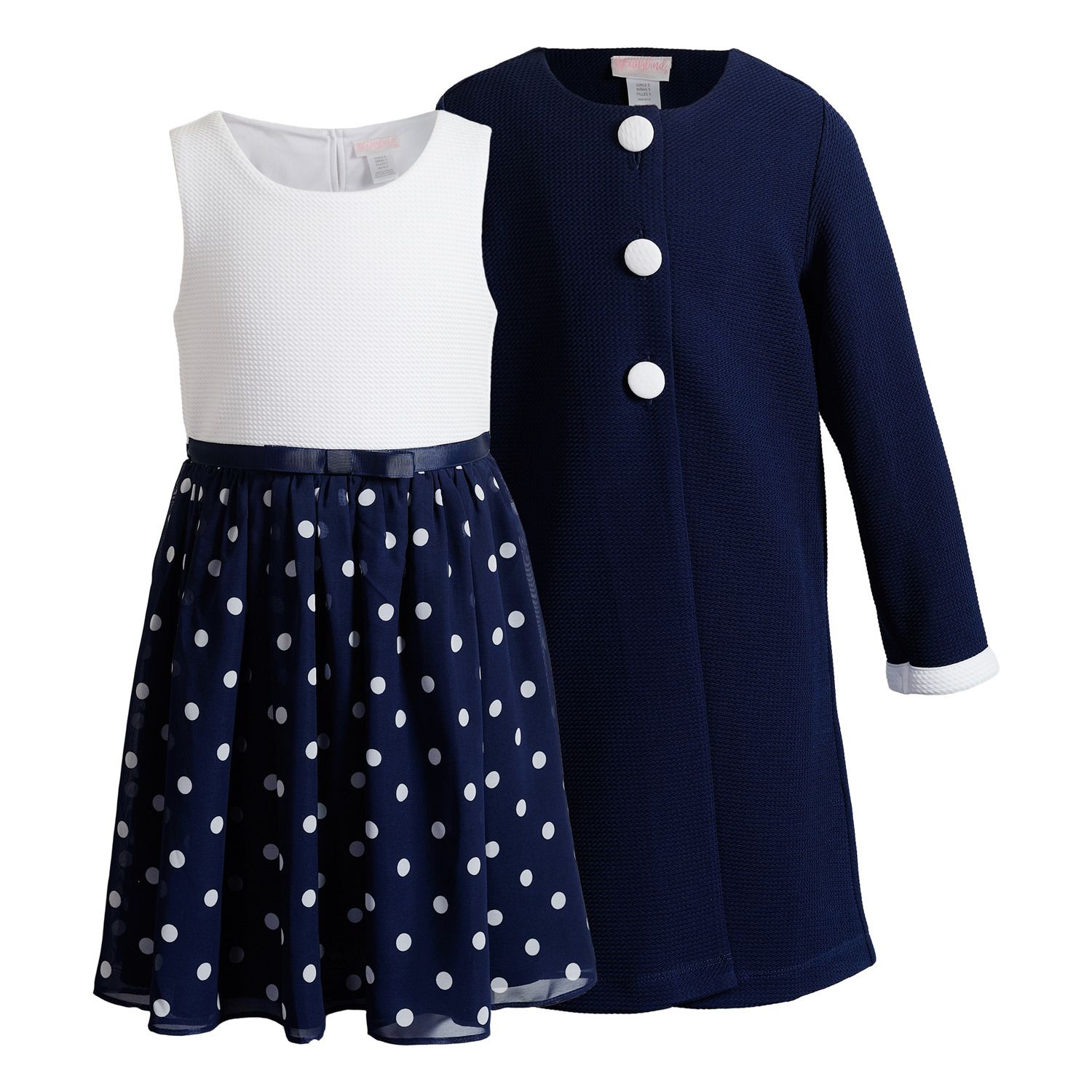 girls dress and coat set