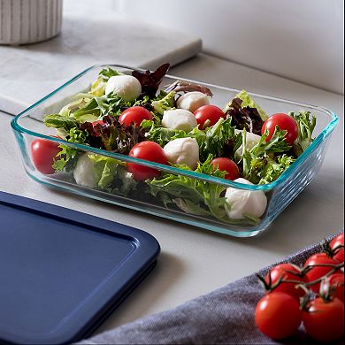 Pyrex Simply Store Plus 3-Cup Rectangular Glass Covered Dish
