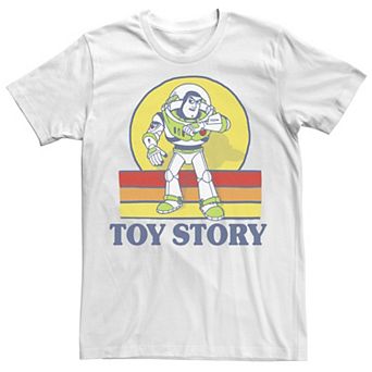 Disney / Pixar's Toy Story Buzz Lightyear Men's Retro Portrait Logo Tee