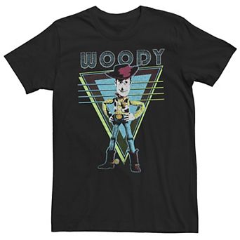 Disney / Pixar's Toy Story Woody Men's Retro Geometric Portrait Tee