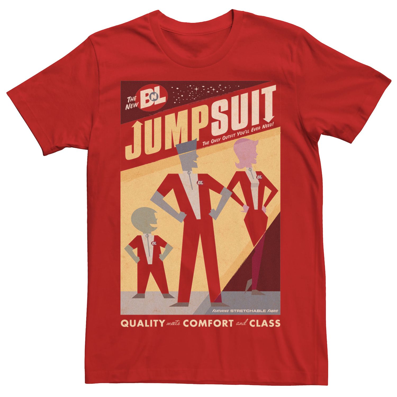 Image for Disney / Pixar Men's Wall-E Jumpsuit Only Outfit You'll Need Poster Tee at Kohl's.